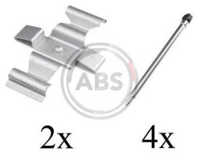 Гальмівні колодки (монтажний набір) A.B.S. A.B.S. 1636Q