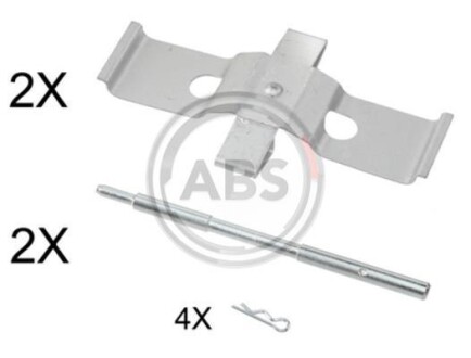 Гальмівні колодки (монтажний набір) A.B.S. A.B.S. 1637Q
