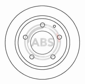 Гальмівний диск A.B.S. A.B.S. 16455