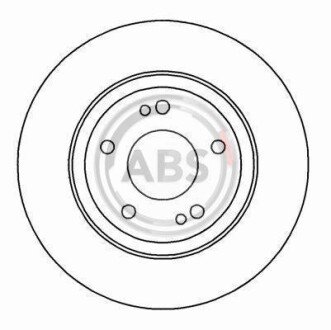 Гальмівний диск A.B.S. A.B.S. 16480