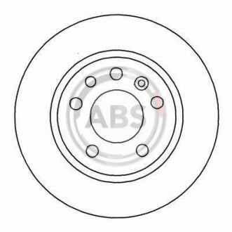 Гальмівний диск A.B.S. A.B.S. 16489