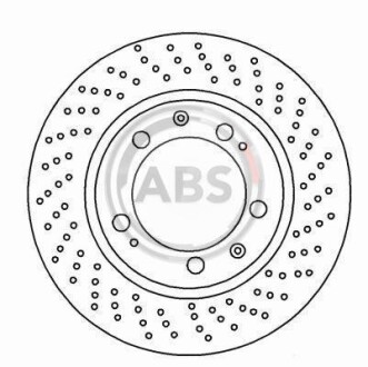 Гальмівний диск A.B.S. A.B.S. 16491