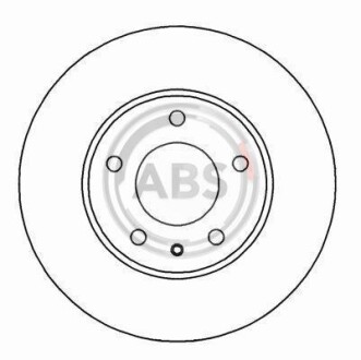 Гальмівний диск A.B.S. A.B.S. 16524