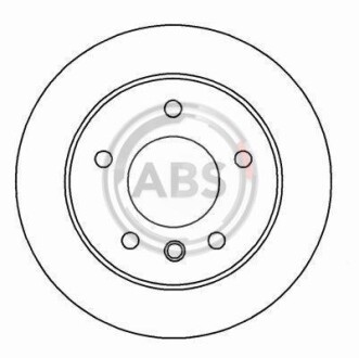 Гальмівний диск A.B.S. A.B.S. 16535