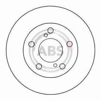 Гальмівний диск A.B.S. A.B.S. 16552