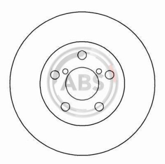 Гальмівний диск A.B.S. A.B.S. 16554