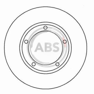 Гальмівний диск A.B.S. A.B.S. 16562