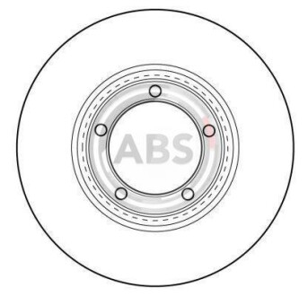 Гальмівний диск A.B.S. A.B.S. 16565