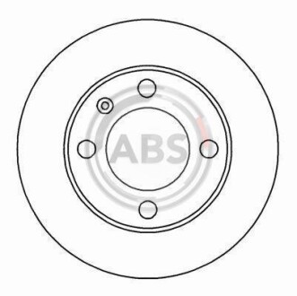 Гальмівний диск A.B.S. A.B.S. 16578