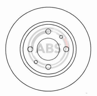 Гальмівний диск A.B.S. A.B.S. 16596