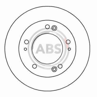 Гальмівний диск A.B.S. A.B.S. 16604