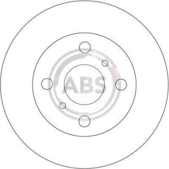 Гальмівний диск A.B.S. A.B.S. 16617