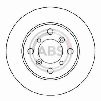 Гальмівний диск A.B.S. A.B.S. 16625