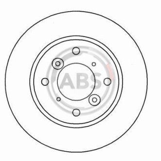 Гальмівний диск A.B.S. A.B.S. 16626