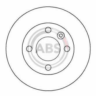 Гальмівний диск A.B.S. A.B.S. 16627