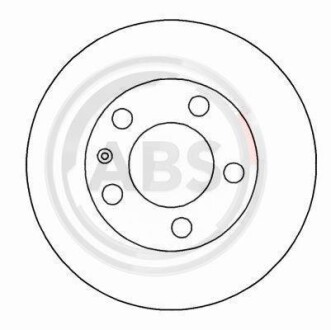 Тормозной диск A.B.S. 16630