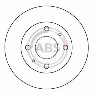 Гальмівний диск A.B.S. A.B.S. 16635