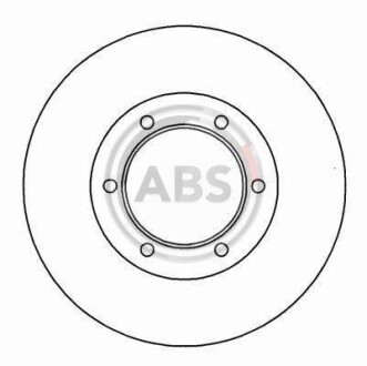 Гальмівний диск A.B.S. A.B.S. 16656