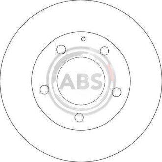 Тормозной диск A.B.S. 16676