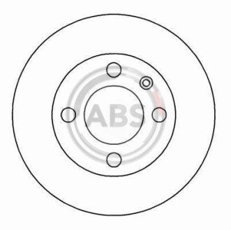 Тормозной диск A.B.S. 16884