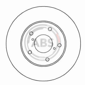 Гальмівний диск A.B.S. A.B.S. 16895