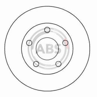 Гальмівний диск A.B.S. A.B.S. 16916