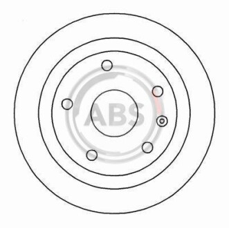 Гальмівний диск A.B.S. A.B.S. 16925