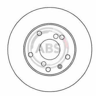 Гальмівний диск A.B.S. A.B.S. 16926