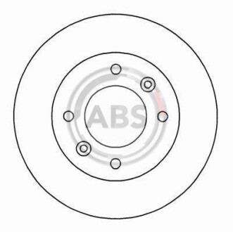Гальмівний диск A.B.S. A.B.S. 16936