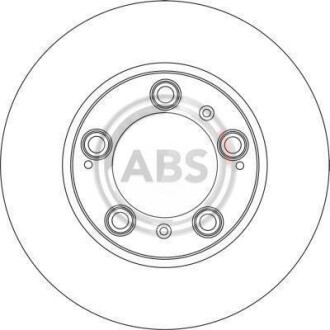 Гальмівний диск A.B.S. A.B.S. 17074