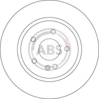 Гальмівний диск A.B.S. A.B.S. 17109