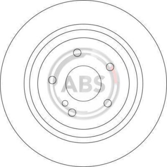 Гальмівний диск A.B.S. A.B.S. 17113