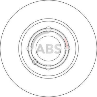 Гальмівний диск A.B.S. A.B.S. 17195