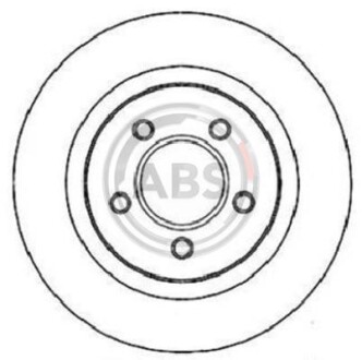 Гальмівний диск A.B.S. A.B.S. 17265