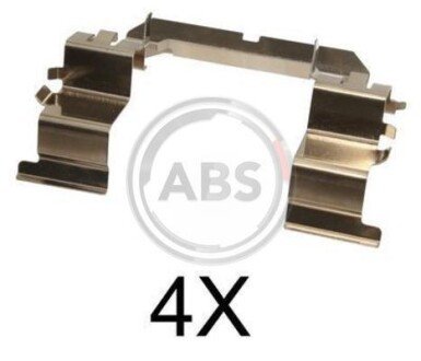 Комплектующие, колодки дискового тормоза A.B.S. 1738Q