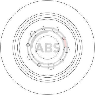 Гальмівний диск A.B.S. A.B.S. 17410