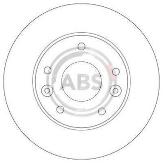 Тормозной диск A.B.S. 17519