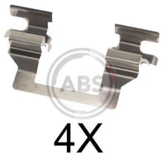 Комплектующие, колодки дискового тормоза A.B.S. 1778Q