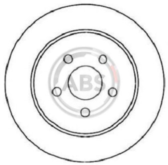 Гальмівний диск A.B.S. A.B.S. 17953