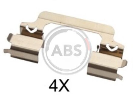 Монтажний набір задніх гальмівних накладок A.B.S. A.B.S. 1821Q