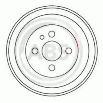Тормозной барабан A.B.S. 2494S