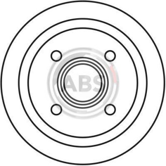 Тормозной барабан A.B.S. 2739S