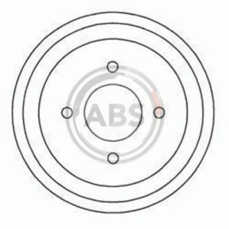 Гальмівний барабан A.B.S. A.B.S. 3330S