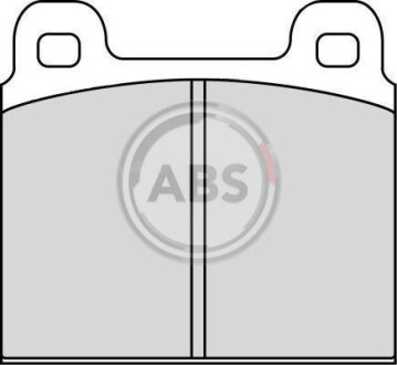 Гальмівні колодки, дискове гальмо (набір) A.B.S. A.B.S. 360251