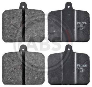 Комплект гальмівних колодок, дискове гальмо A.B.S. 36056
