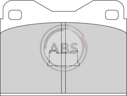 Гальмівні колодки, дискове гальмо (набір) A.B.S. A.B.S. 360912