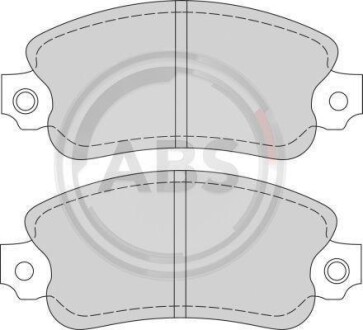 Комплект тормозных колодок, дисковый механизм A.B.S. 36103/1