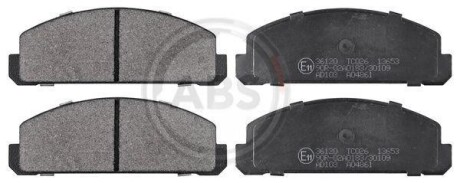 Комплект тормозных колодок, дисковый механизм A.B.S. 36120