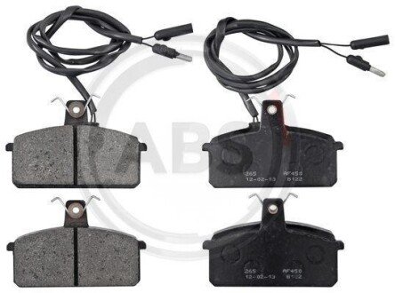Комплект тормозных колодок, дисковый механизм A.B.S. 36146/2