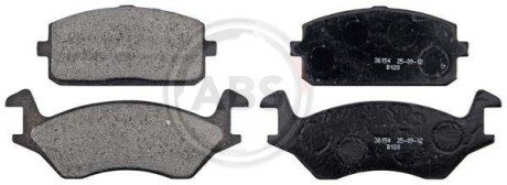 Комплект тормозных колодок, дисковый механизм A.B.S. 36154